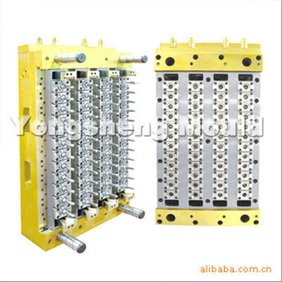 【瓶坯模具廠家生產氣動閥針式自鎖可調瓶坯模具一出48(圖)】價格,廠家,圖片,塑料模,臺州市黃巖永生模業-
